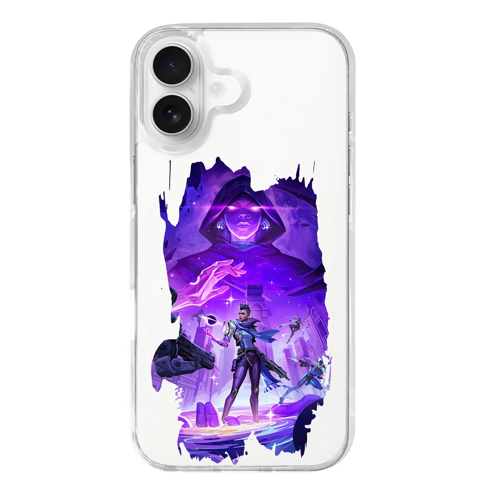 VALORANT グッズ,アストラ - iPhone 17シリーズ 透明スマホケース – 薄型・耐衝撃・精密フィット保護カバー